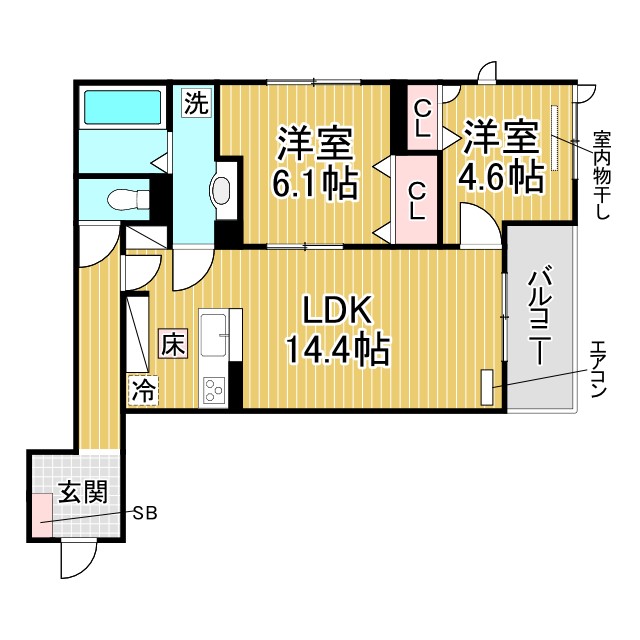グランマーリエ松野通 101|神戸市長田区松野通(JR山陽本線新長田駅)のアパート間取 グランマーリエ松野通 101|神戸市長田区松野通(JR山陽本線新長田駅)のアパート間取