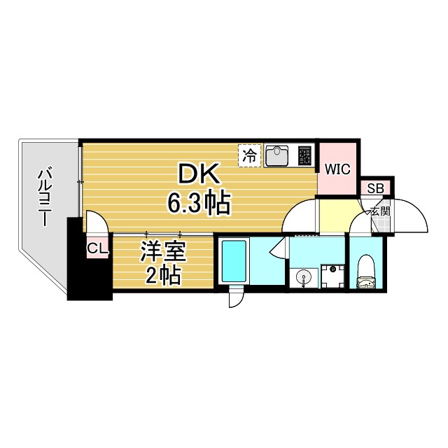 神戸市中央区元町通の賃貸物件間取画像