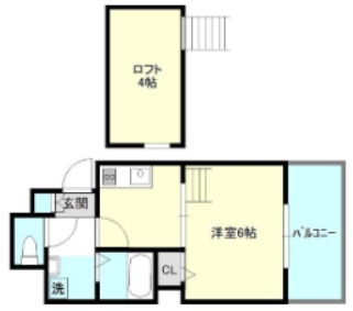 神戸市兵庫区湊町の賃貸物件間取画像