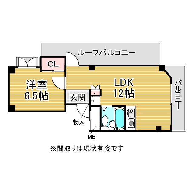 ハイム篠 401|神戸市東灘区御影(阪急神戸線御影駅)のマンション間取 ハイム篠 401|神戸市東灘区御影(阪急神戸線御影駅)のマンション間取