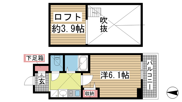 エステムコート神戸県庁前Ⅲフィエルテ 402|神戸市中央区下山手通(JR東海道本線(近畿)元町駅)のマンション間取 エステムコート神戸県庁前Ⅲフィエルテ 402|神戸市中央区下山手通(JR東海道本線(近畿)元町駅)のマンション間取
