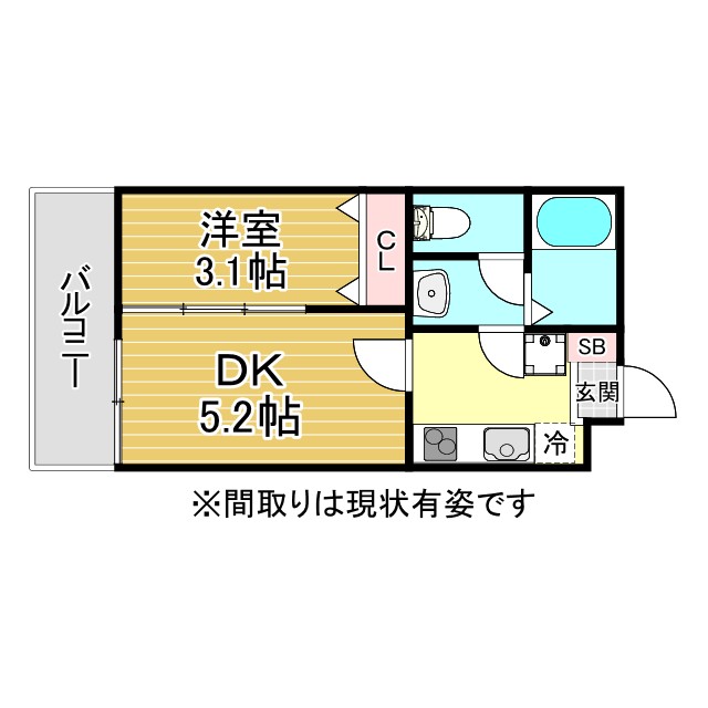 神戸市東灘区青木の賃貸物件間取画像