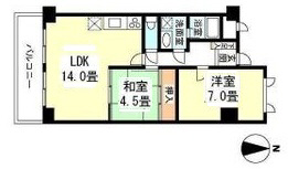 神戸市東灘区本山中町の賃貸物件間取画像