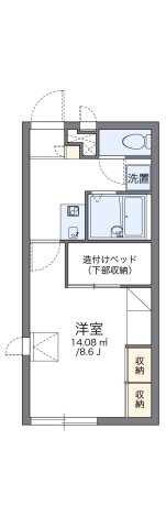 神戸市北区鈴蘭台西町の賃貸物件間取画像