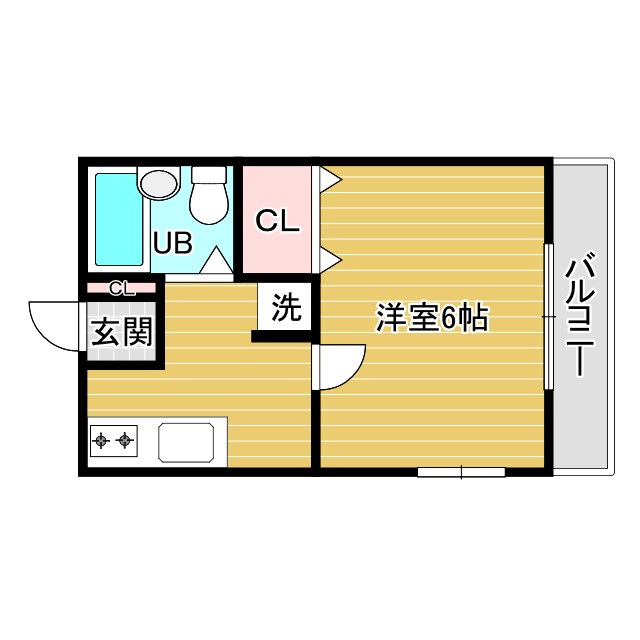 ときわ下三条レクラン 205|神戸市兵庫区下三条町(神戸市営地下鉄線大倉山駅)のアパート間取 ときわ下三条レクラン 205|神戸市兵庫区下三条町(神戸市営地下鉄線大倉山駅)のアパート間取