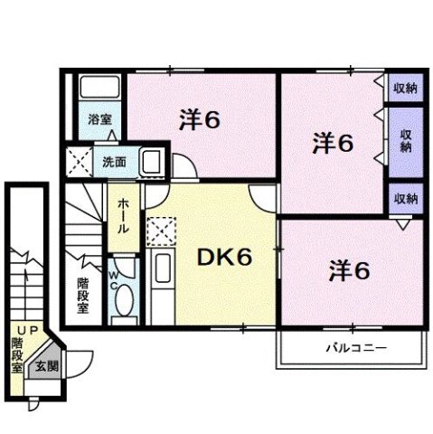 アルトハウススカイメゾン 202|神戸市北区八多町附物(神戸電鉄三田線道場南口駅)のアパート間取 アルトハウススカイメゾン 202|神戸市北区八多町附物(神戸電鉄三田線道場南口駅)のアパート間取