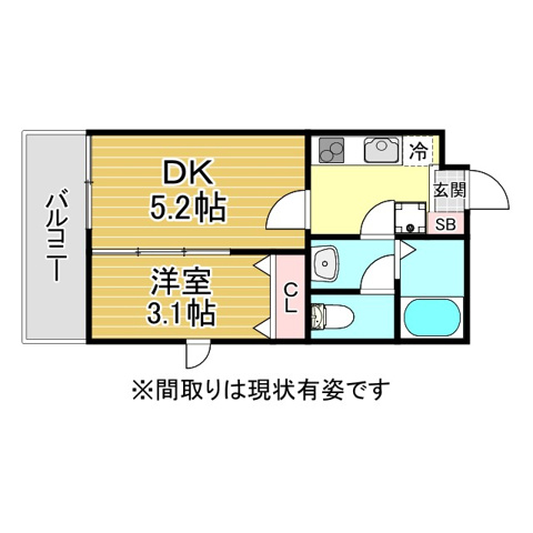 神戸市東灘区青木の賃貸物件間取画像