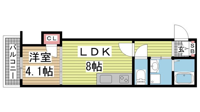 ブリリオ北野異人館通り 304|神戸市中央区北野町(JR東海道本線(近畿)三ノ宮駅)のアパート間取 ブリリオ北野異人館通り 304|神戸市中央区北野町(JR東海道本線(近畿)三ノ宮駅)のアパート間取