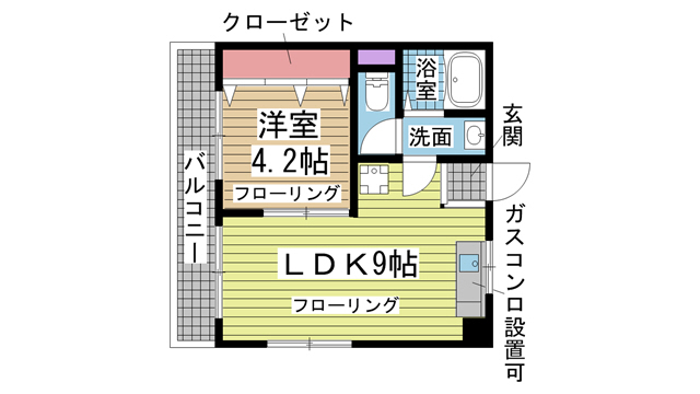 神戸市須磨区戸政町の賃貸物件間取画像