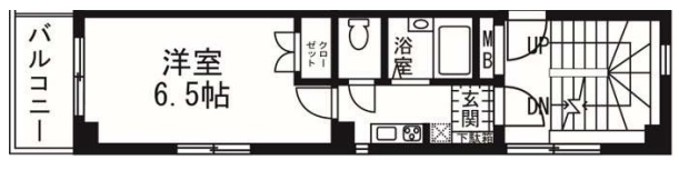 王子パークルームⅡ 201|神戸市灘区城内通(JR東海道本線(近畿)灘駅)のマンション間取 王子パークルームⅡ 201|神戸市灘区城内通(JR東海道本線(近畿)灘駅)のマンション間取