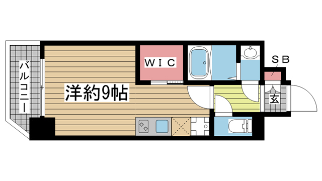 ファーストフィオーレ神戸元町ディモーラ 404|神戸市中央区花隈町(JR東海道本線(近畿)元町駅)のマンション間取 ファーストフィオーレ神戸元町ディモーラ 404|神戸市中央区花隈町(JR東海道本線(近畿)元町駅)のマンション間取