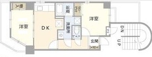神戸市灘区篠原本町の賃貸物件間取画像