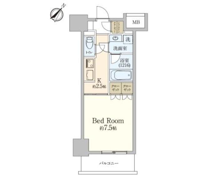 プラネソシエ神戸元町 604|神戸市中央区栄町通(神戸高速線花隈駅)のマンション間取 プラネソシエ神戸元町 604|神戸市中央区栄町通(神戸高速線花隈駅)のマンション間取