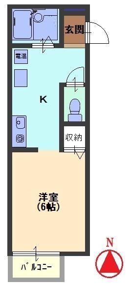 西之町ハイツ B 201号室|神戸市東灘区御影本町(阪神本線御影駅)のアパート間取 西之町ハイツ B 201号室|神戸市東灘区御影本町(阪神本線御影駅)のアパート間取