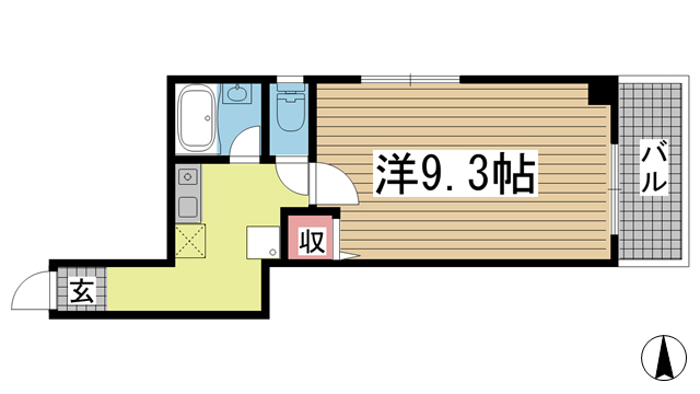 シダヴィレッジ 502|神戸市中央区多聞通(JR東海道本線(近畿)神戸駅)のマンション間取 シダヴィレッジ 502|神戸市中央区多聞通(JR東海道本線(近畿)神戸駅)のマンション間取