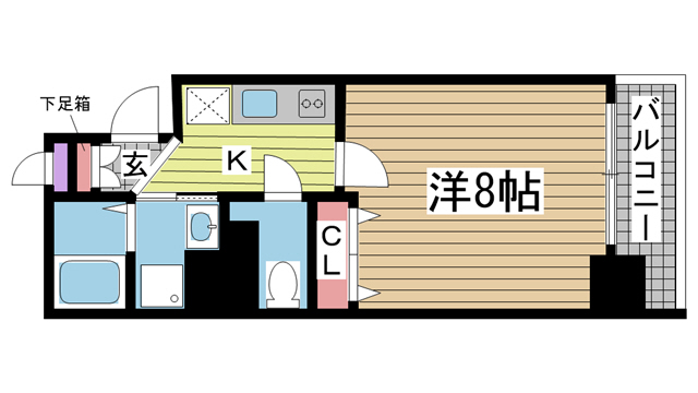 ララプレイス三宮ルミナージュ 1501|神戸市中央区御幸通(JR東海道本線(近畿)三ノ宮駅)のマンション間取 ララプレイス三宮ルミナージュ 1501|神戸市中央区御幸通(JR東海道本線(近畿)三ノ宮駅)のマンション間取