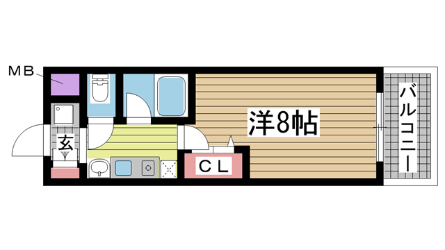 グランビュー六甲 506|神戸市灘区烏帽子町(JR東海道本線(近畿)六甲道駅)のマンション間取 グランビュー六甲 506|神戸市灘区烏帽子町(JR東海道本線(近畿)六甲道駅)のマンション間取