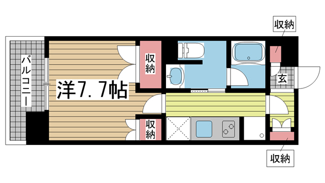 リーガル神戸海岸通り 1102|神戸市中央区海岸通(JR東海道本線(近畿)元町駅)のマンション間取 リーガル神戸海岸通り 1102|神戸市中央区海岸通(JR東海道本線(近畿)元町駅)のマンション間取