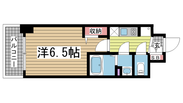 プレサンス神戸キュリオ 803|神戸市中央区相生町(JR東海道本線(近畿)神戸駅)のマンション間取 プレサンス神戸キュリオ 803|神戸市中央区相生町(JR東海道本線(近畿)神戸駅)のマンション間取