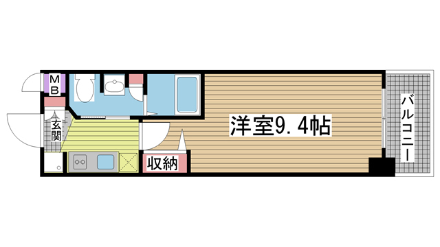 神戸市兵庫区湊町の賃貸物件間取画像