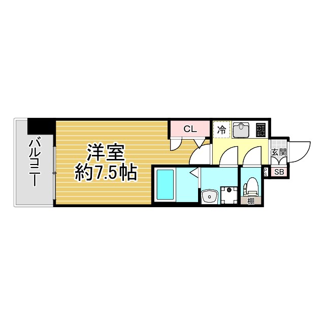 レジュールアッシュ神戸湊川公園 604|神戸市兵庫区東山町(神戸電鉄有馬線湊川駅)のマンション間取 レジュールアッシュ神戸湊川公園 604|神戸市兵庫区東山町(神戸電鉄有馬線湊川駅)のマンション間取