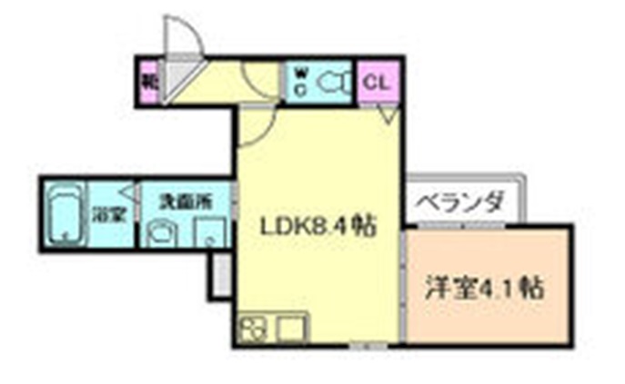 神戸市東灘区住吉宮町の賃貸物件間取画像