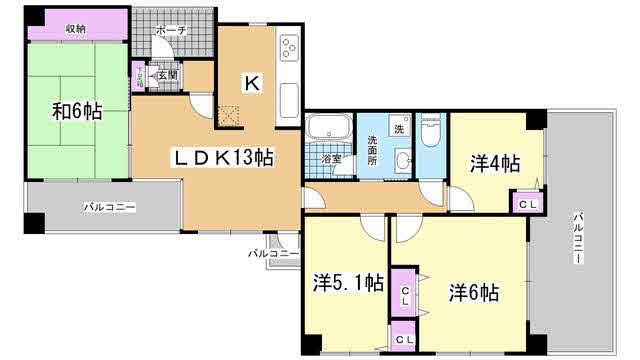 ワコーレヴィアーレ兵庫 1002|神戸市兵庫区大開通(JR山陽本線兵庫駅)のマンション間取 ワコーレヴィアーレ兵庫 1002|神戸市兵庫区大開通(JR山陽本線兵庫駅)のマンション間取