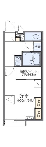 明石市魚住町住吉の賃貸物件間取画像