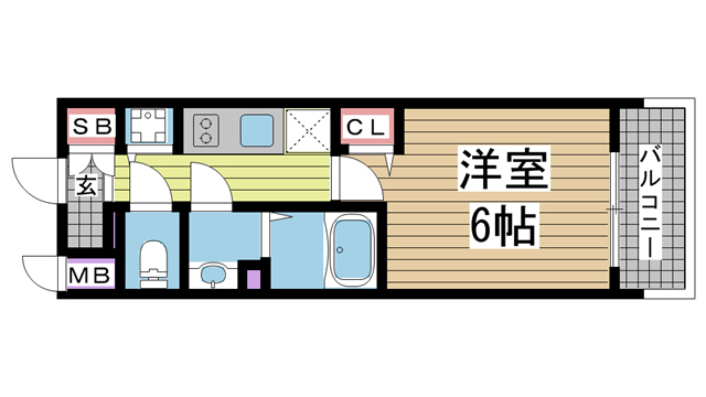 プレサンスKOBEアモーレ 202|神戸市中央区橘通(JR東海道本線(近畿)神戸駅)のマンション間取 プレサンスKOBEアモーレ 202|神戸市中央区橘通(JR東海道本線(近畿)神戸駅)のマンション間取