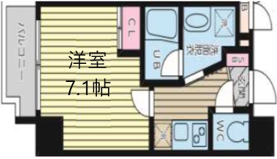 神戸市中央区生田町の賃貸物件間取画像