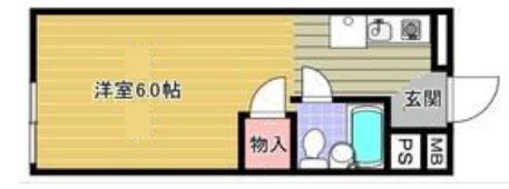 スカイパレス住吉 206|神戸市東灘区住吉宮町(JR東海道本線(近畿)住吉駅)のマンション間取 スカイパレス住吉 206|神戸市東灘区住吉宮町(JR東海道本線(近畿)住吉駅)のマンション間取