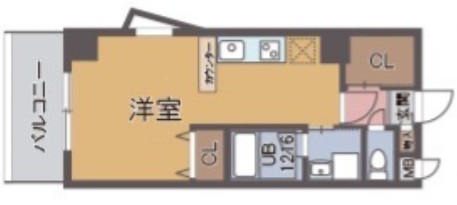 タカマツ神戸駅南通 512|神戸市兵庫区駅南通(JR山陽本線兵庫駅)のマンション間取 タカマツ神戸駅南通 512|神戸市兵庫区駅南通(JR山陽本線兵庫駅)のマンション間取