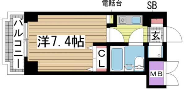 ライオンズマンション三宮東第2 305|神戸市中央区東雲通(阪急神戸線春日野道駅)のマンション間取 ライオンズマンション三宮東第2 305|神戸市中央区東雲通(阪急神戸線春日野道駅)のマンション間取