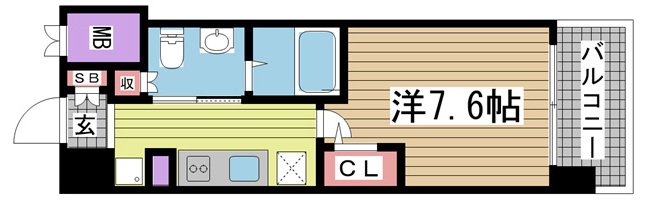 神戸市中央区元町通の賃貸物件間取画像