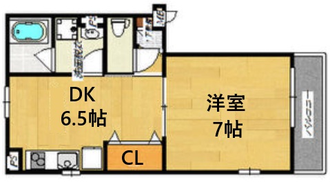KTIレジデンス湊川Ⅱ 201|神戸市兵庫区東山町(神戸市営地下鉄線湊川公園駅)のアパート間取 KTIレジデンス湊川Ⅱ 201|神戸市兵庫区東山町(神戸市営地下鉄線湊川公園駅)のアパート間取
