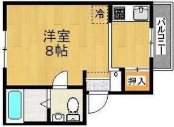 神戸市須磨区月見山本町の賃貸物件間取画像