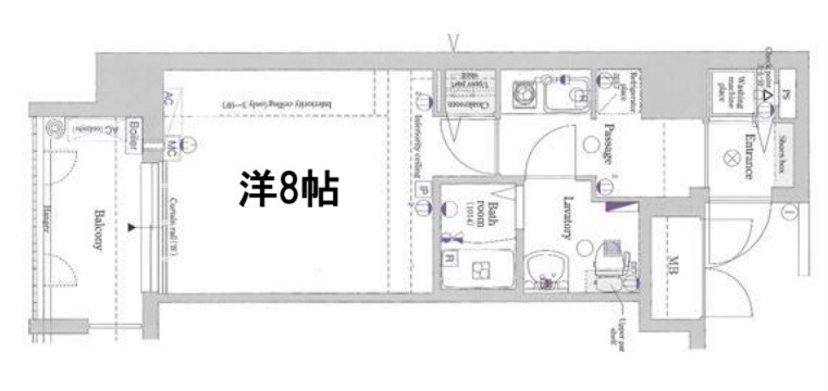 神戸市東灘区住吉宮町の賃貸物件間取画像