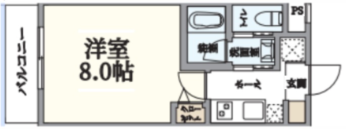 神戸市東灘区魚崎南町の賃貸物件間取画像