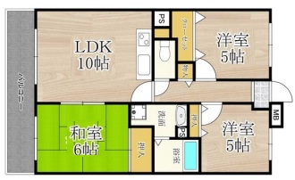ストークコート 704|神戸市兵庫区駅南通(JR山陽本線兵庫駅)のマンション間取 ストークコート 704|神戸市兵庫区駅南通(JR山陽本線兵庫駅)のマンション間取