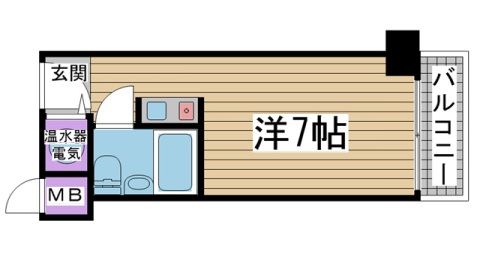 神戸市中央区元町通の賃貸物件間取画像