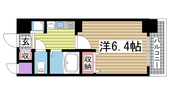 プレサンス神戸三宮 704|神戸市中央区雲井通(JR東海道本線(近畿)三ノ宮駅)のマンション間取 プレサンス神戸三宮 704|神戸市中央区雲井通(JR東海道本線(近畿)三ノ宮駅)のマンション間取