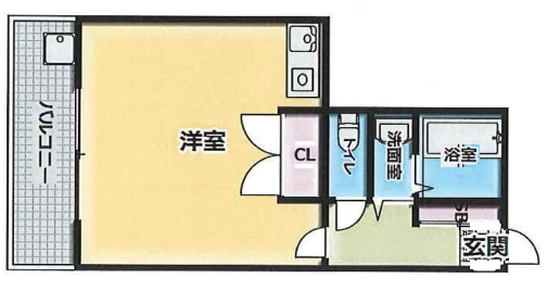 神戸市中央区元町通の賃貸物件間取画像