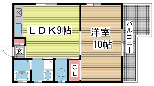 レガーロ三宮 401|神戸市中央区旭通(JR東海道本線(近畿)三ノ宮駅)のマンション間取 レガーロ三宮 401|神戸市中央区旭通(JR東海道本線(近畿)三ノ宮駅)のマンション間取