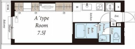 リブリ・スカイブルーサン 202|神戸市兵庫区駅南通(JR山陽本線兵庫駅)のマンション間取 リブリ・スカイブルーサン 202|神戸市兵庫区駅南通(JR山陽本線兵庫駅)のマンション間取