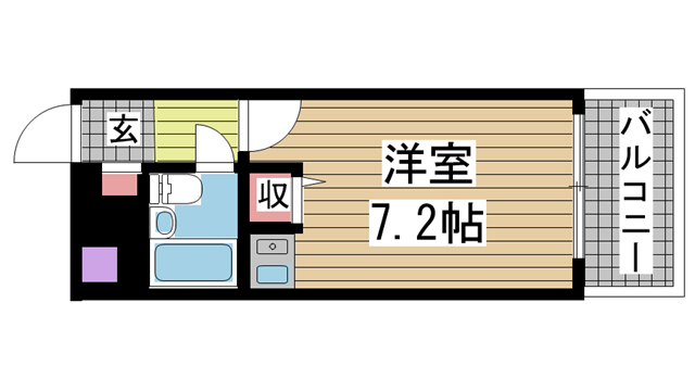 ライオンズマンション神戸花隈 206|神戸市中央区花隈町(JR東海道本線(近畿)元町駅)のマンション間取 ライオンズマンション神戸花隈 206|神戸市中央区花隈町(JR東海道本線(近畿)元町駅)のマンション間取