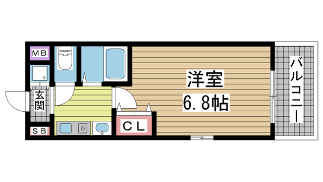 エステムコート新神戸エリタージュ 815|神戸市中央区生田町(JR東海道本線(近畿)三ノ宮駅)のマンション間取 エステムコート新神戸エリタージュ 815|神戸市中央区生田町(JR東海道本線(近畿)三ノ宮駅)のマンション間取