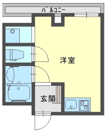 神戸市中央区下山手通の賃貸物件間取画像