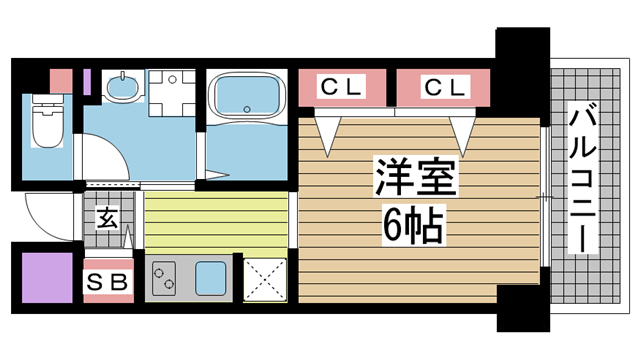 アベニューKOBE山本通り 202|神戸市中央区山本通(JR東海道本線(近畿)元町駅)のマンション間取 アベニューKOBE山本通り 202|神戸市中央区山本通(JR東海道本線(近畿)元町駅)のマンション間取