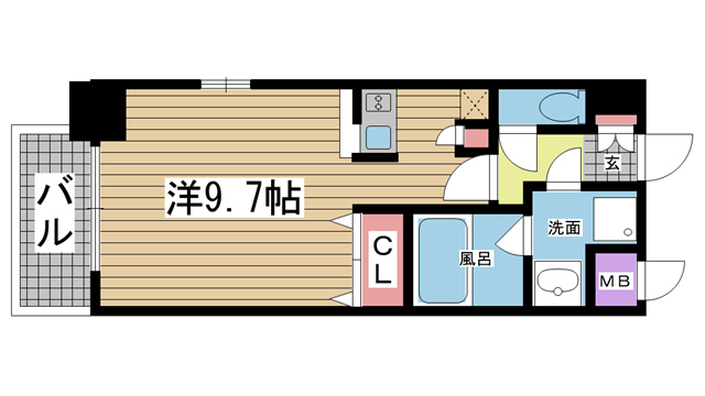 エイペックス神戸みなと元町CoastLine 1004|神戸市中央区元町通(JR東海道本線(近畿)元町駅)のマンション間取 エイペックス神戸みなと元町CoastLine 1004|神戸市中央区元町通(JR東海道本線(近畿)元町駅)のマンション間取