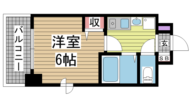 エステムコート神戸元町通 503|神戸市中央区元町通(JR東海道本線(近畿)神戸駅)のマンション間取 エステムコート神戸元町通 503|神戸市中央区元町通(JR東海道本線(近畿)神戸駅)のマンション間取